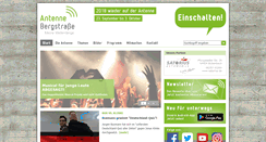 Desktop Screenshot of antennebergstrasse.de
